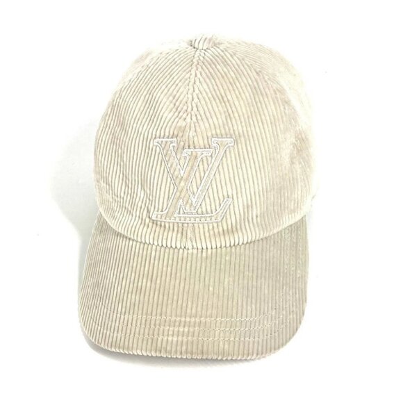 LOUIS VUITTON M7752L Cap LV Signature Corduroy hat cap baseball cap - Picture 10 of 14